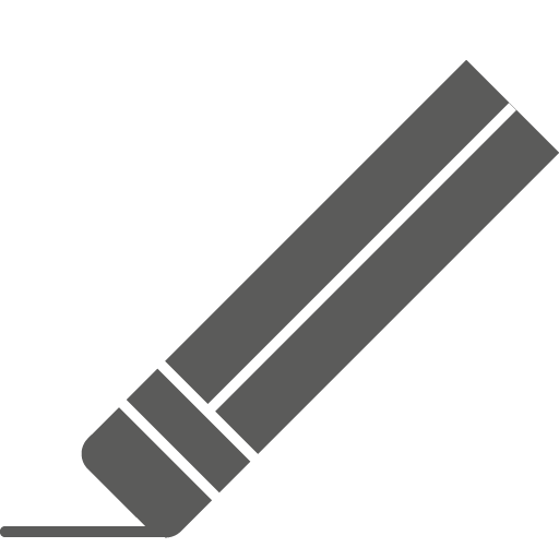 Icon of a pencil eraser
