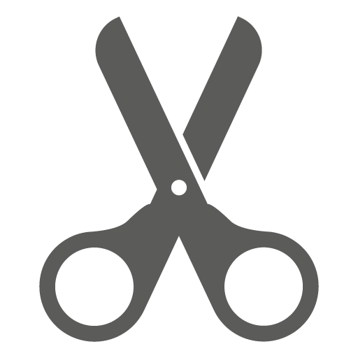 Icon of a pair of scissors