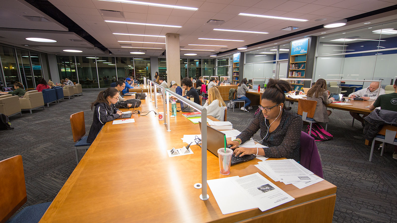 Students in Love Library