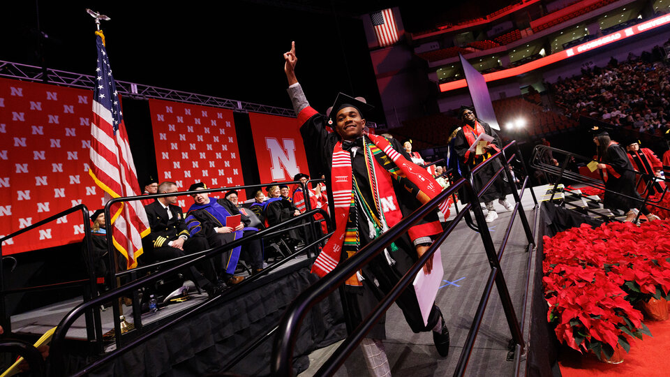 Undergraduate Commencement in Pinnacle Bank Arena