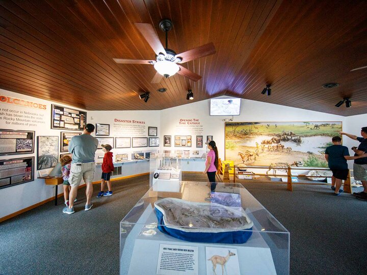 Ashfall Fossil Beds State Historical Park in north central Nebraska