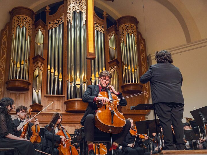 UNL's Symphony Orchestra held in downtown Lincoln’s St. Paul’s United Methodist Church